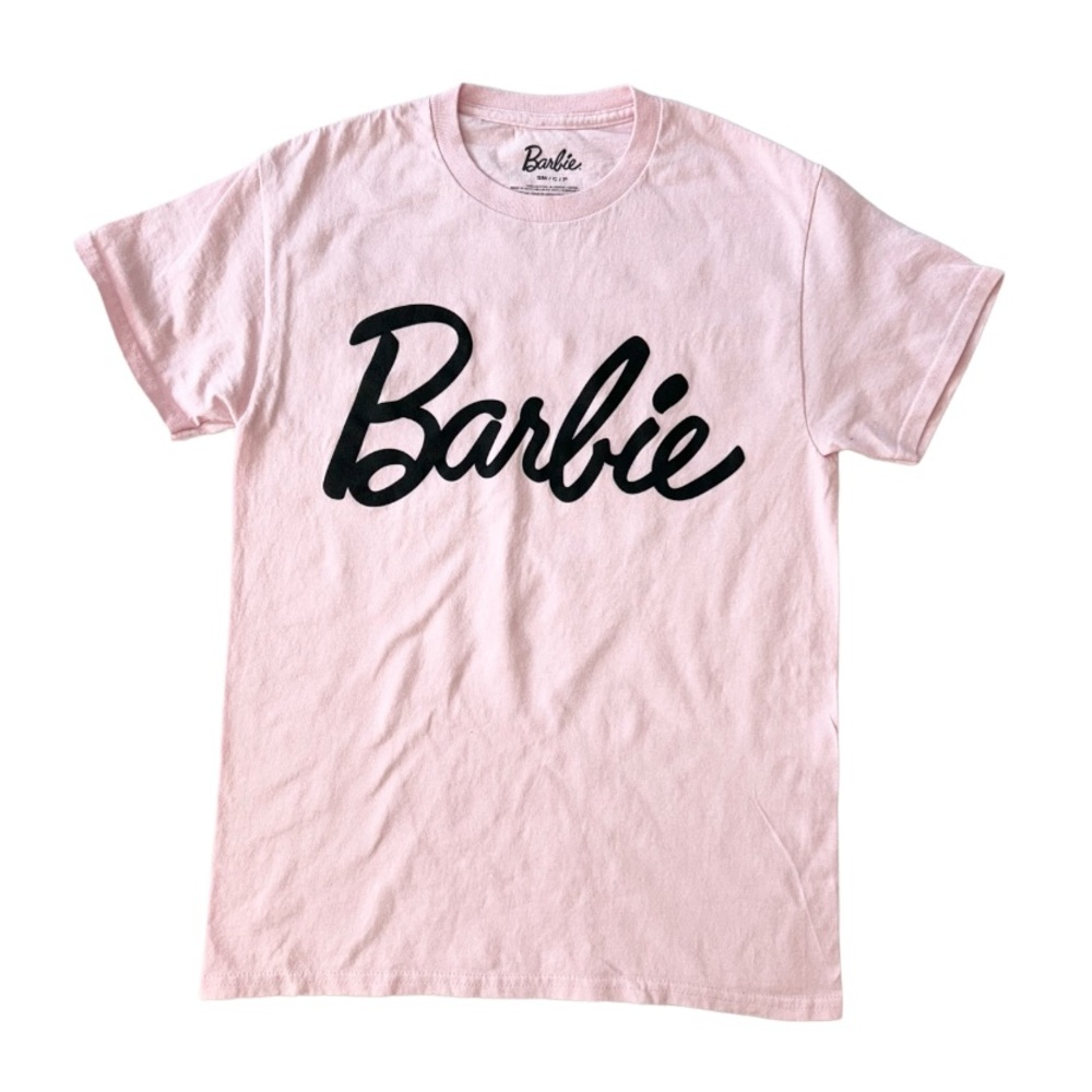 Barbie Signature Barbie Script Logo Pink T-Shirt